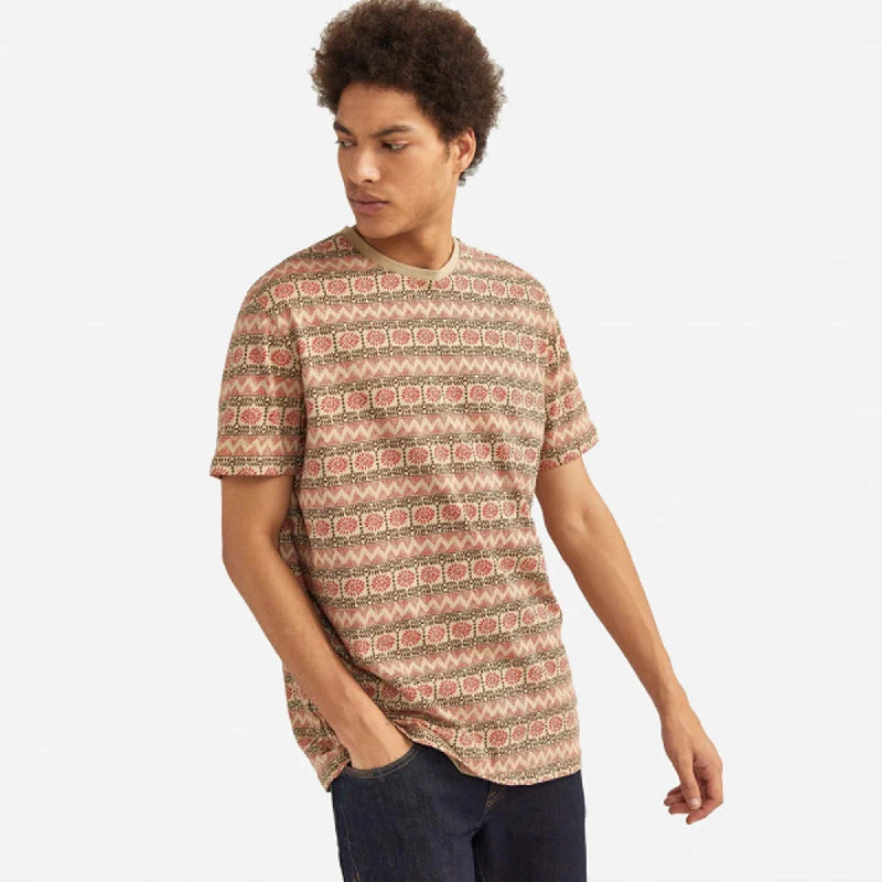 Unbeatable Deal SF - Men 'Brown' Abstract T-Shirt SF299