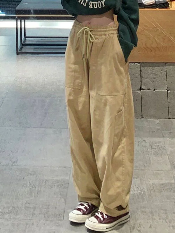 Weekend Specials Just for You Pocket Straight Leg Cargo Pants