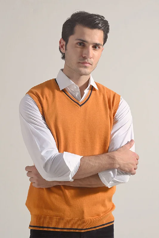 Instant Savings Sweater Vest - Orange