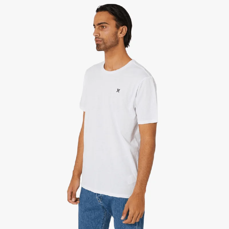 Closeout Hurley Mens H20 Dri Icon Short Sleeve Tee White