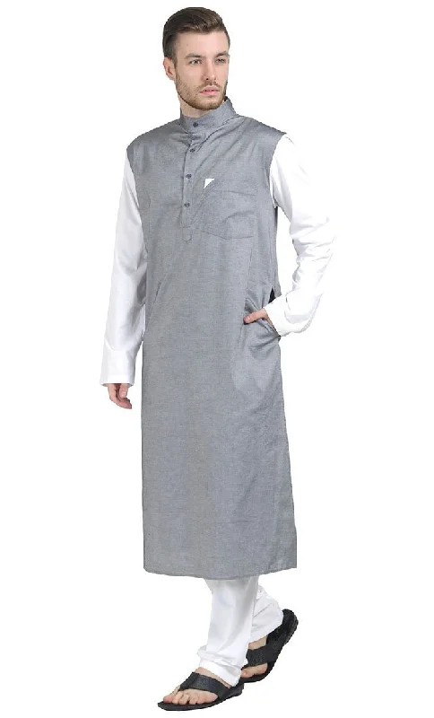Weekend Savings Galore Dual Tone Chambray kurta