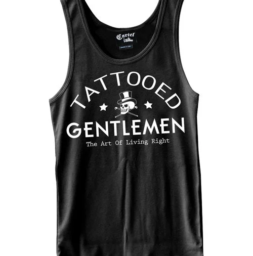 Warehouse Sale Tattooed Gentlemen Men's Tank Top