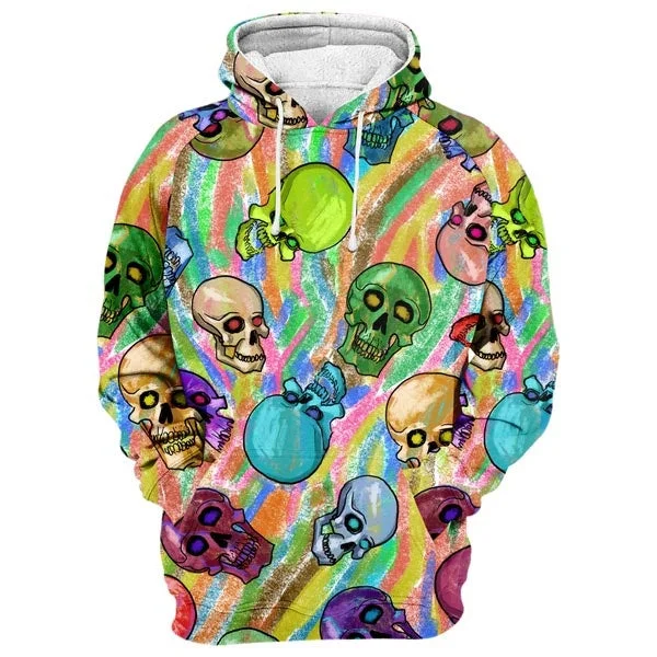 Weekend Specials to Cherish Crayon Skulls Hoodie