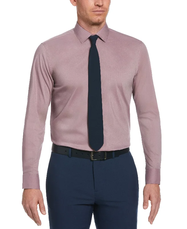 Don't Miss Slim Fit Solid Dress Shirt