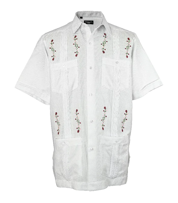 Unmissable Offer Flores Cotton Guayabera