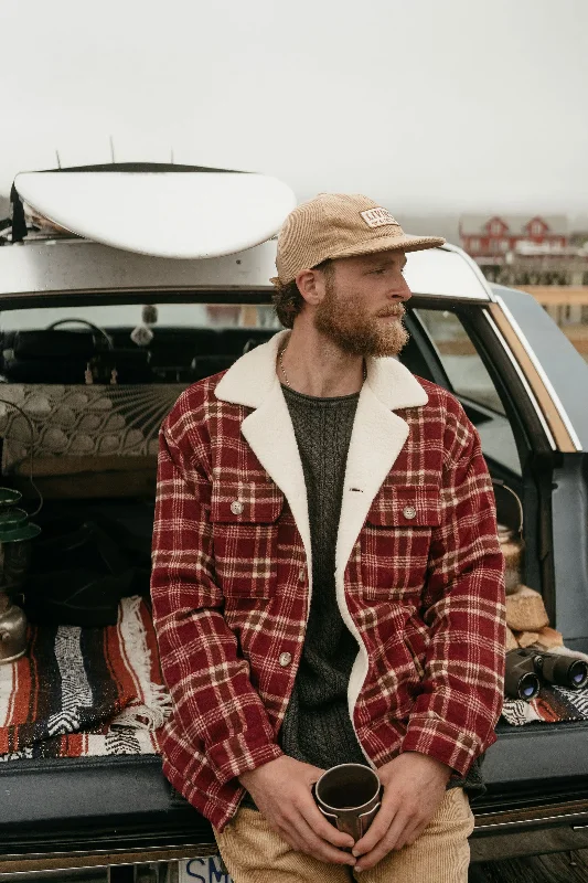 Early Bird Rover - Burgundy Flannel Jacket