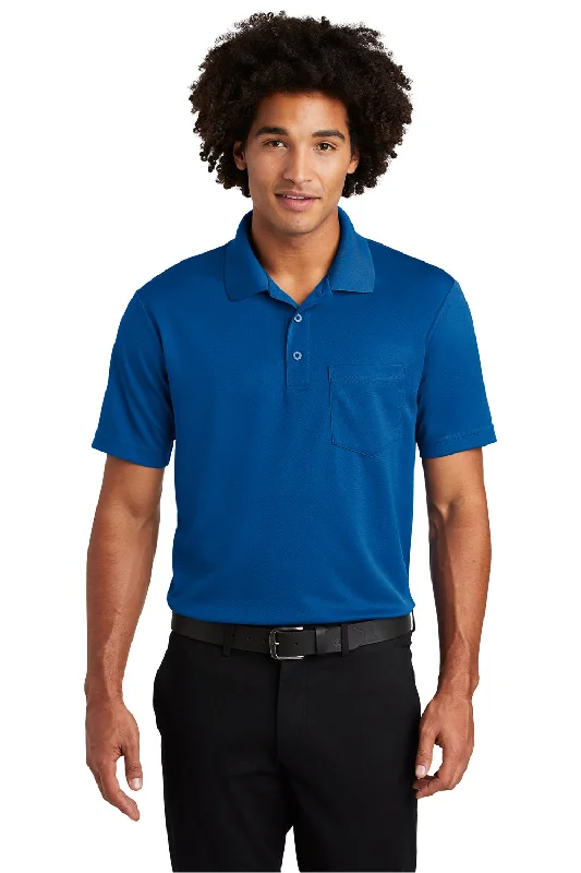 Weekend Deals to Brighten Your Day Sport-Tek Mens RacerMesh Moisture Wicking Short Sleeve Polo Shirt w/ Pocket - True Royal Blue Weekend Deals to Brighten Your Day Sport-Tek Mens RacerMesh Moisture Wicking Short Sleeve Polo Shirt w/ Pocket - True Royal Blue