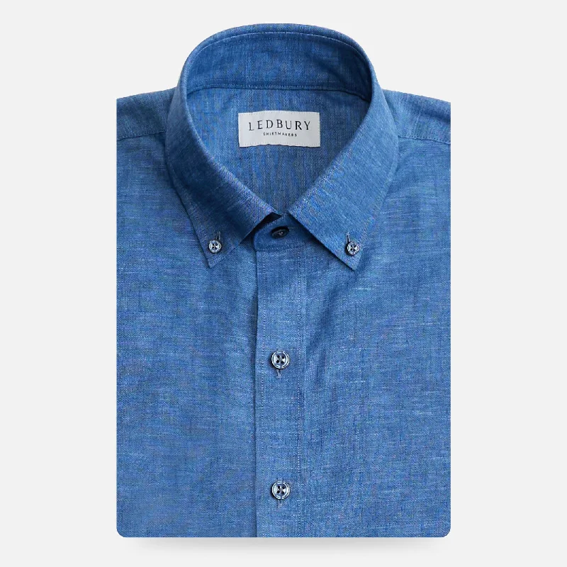 Weekend Savings Fiesta The Medium Blue Sandoval Oxford Chambray Custom Shirt