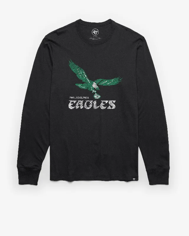 Low Price PHILADELPHIA EAGLES HISTORIC PREMIER '47 FRANKLIN LONG SLEEVE TEE