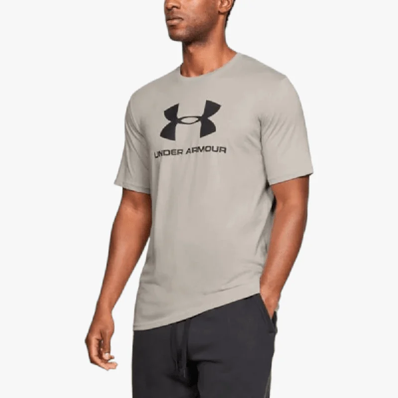 Reduced Prices Under Armour Mens Sportstyle Logo Short Sleeve Tee 289 Sand