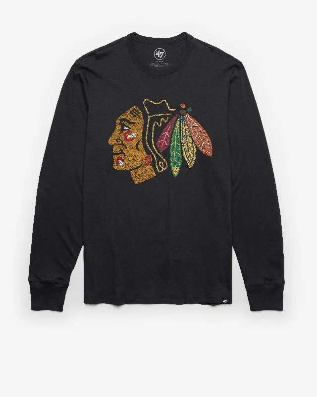 New Arrival CHICAGO BLACKHAWKS PREMIER '47 FRANKLIN LONG SLEEVE TEE