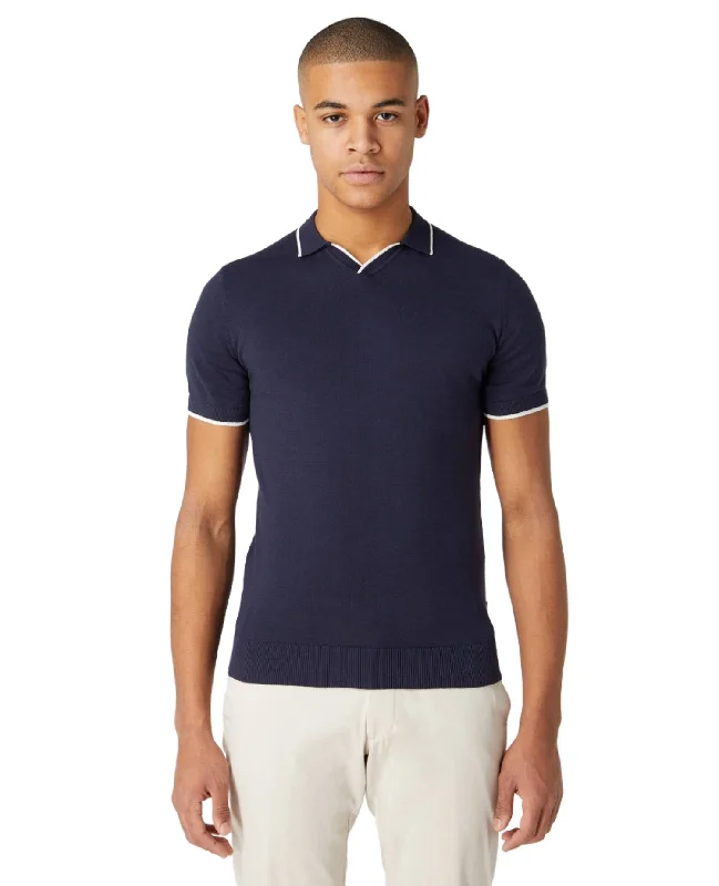 Can't Beat ID70241-Remus Navy Skipper Collar Polo