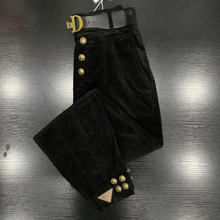 Weekend Specials to Delight CityHottie - Solid Color Thick Warm Corduroy Pants Women 2024 Autumn Winter Korean Loose Casual Pants Harm Trousers Weekend Specials to Delight CityHottie - Solid Color Thick Warm Corduroy Pants Women 2024 Autumn Winter Korean Loose Casual Pants Harm Trousers