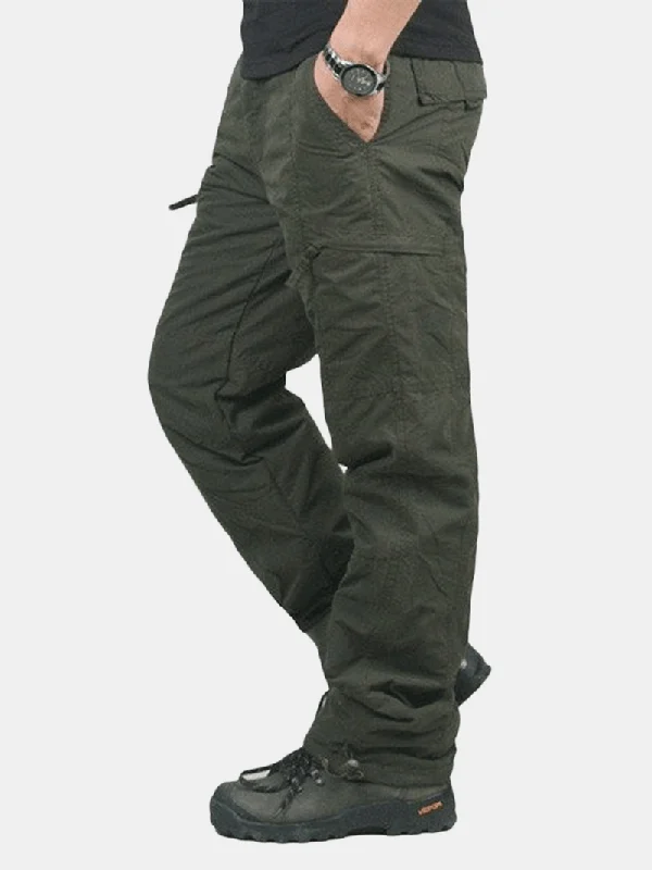 Weekend Deals That Dazzle Mens Winter Outdoor Sports Trousers Military Tactical Thick Warm Cargo Pants