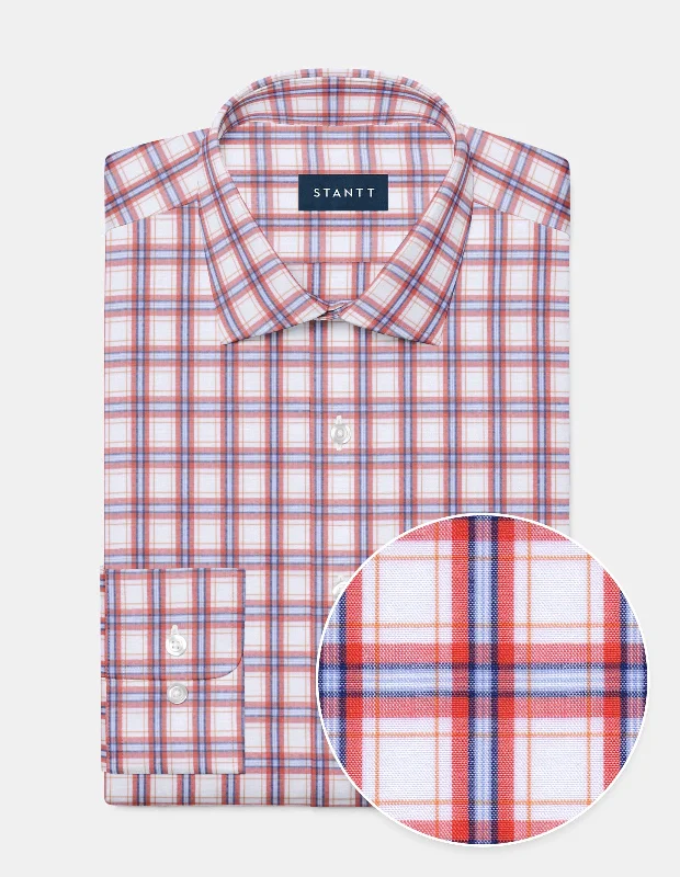 Weekend Savings Fiesta Apple And Navy Stacked Check