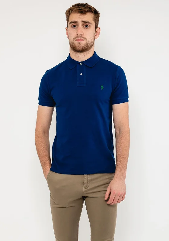 Pay Less Ralph Lauren Classic Polo Shirt, Dark Blue