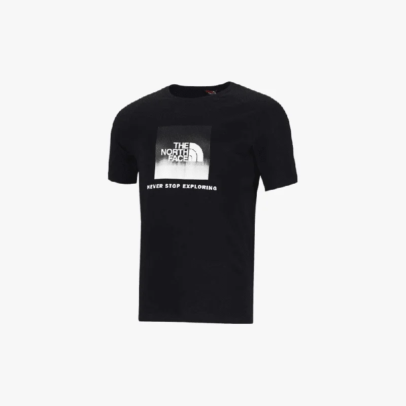 Weekend Bargains to Savor The North Face Mens Raglan Redbox Short Sleeve Tee Black Dip Weekend Bargains to Savor The North Face Mens Raglan Redbox Short Sleeve Tee Black Dip