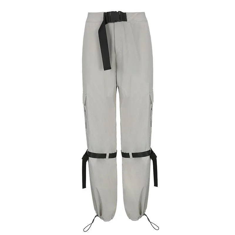 Unwind with Weekend Discounts Button contrast drawstring pocket cargo pant