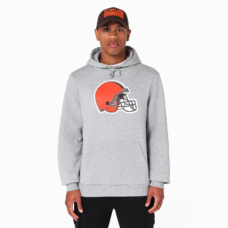 Crazy Deal Cleveland Browns NFL Grey Pullover Hoodie