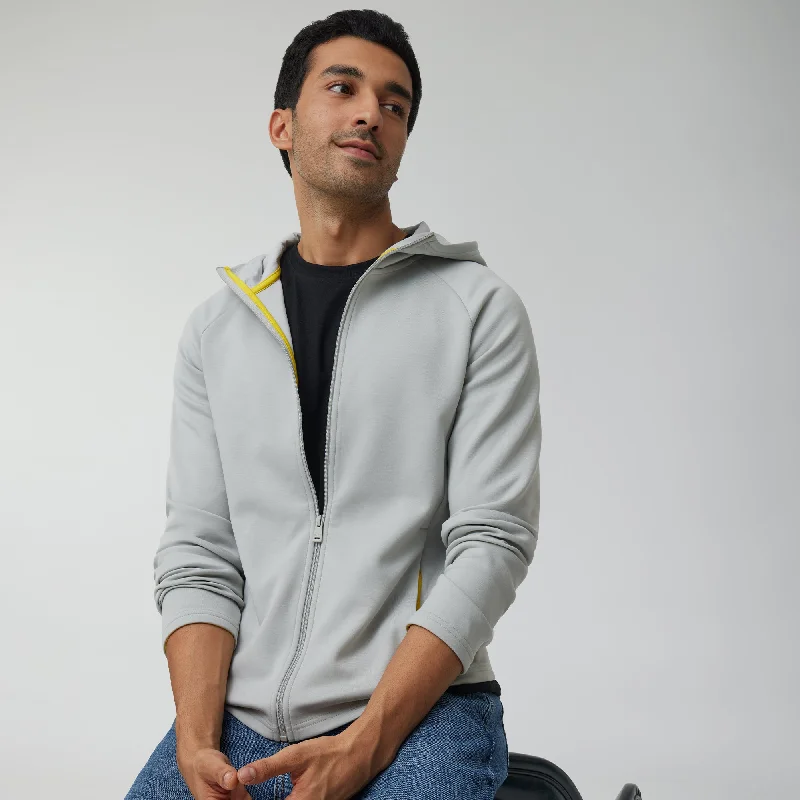 Weekend Discounts to Delight Alpha Hoodies Jackets Moon Grey