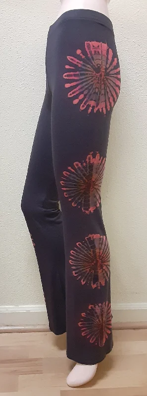 Reduced Price Gray Pants with Tie-dye Starbursts