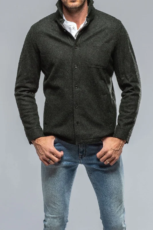 Don't Miss Sooter Cashmere Overshirt in Green