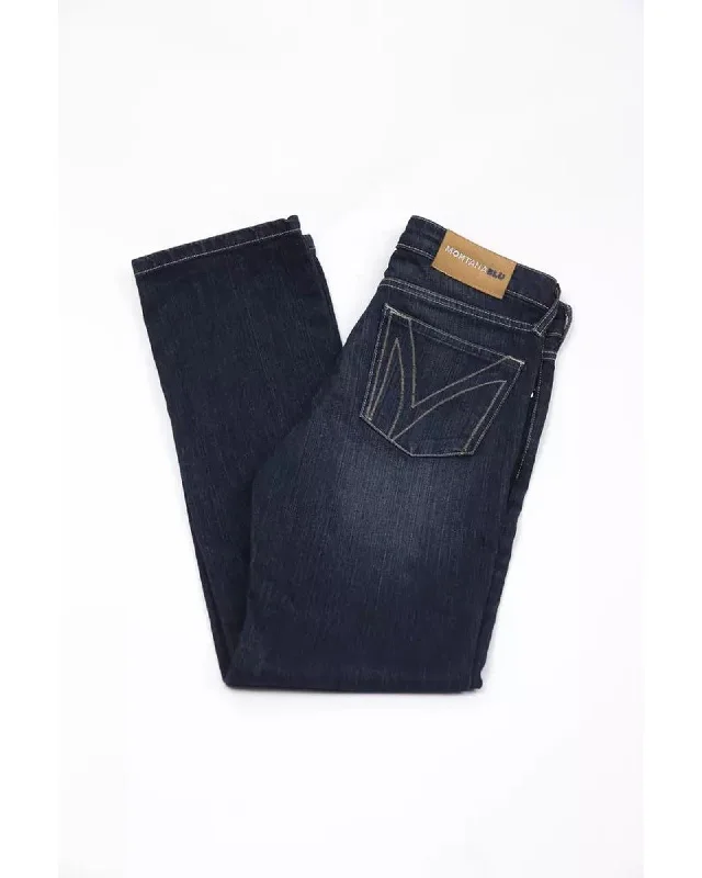 Weekend Offers That Thrill Montana Blu Women's Blue Cotton Jeans & Pant - W27 US