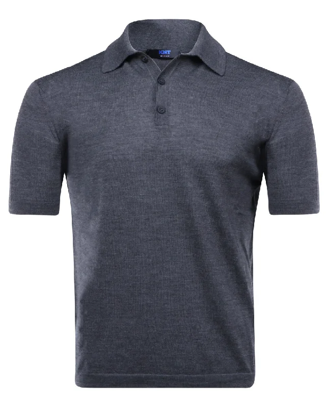 Steals and Deals Dark Grey Short Sleeve Polo