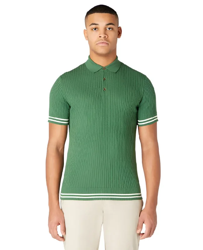 Weekend Special ID70246-Remus Green Cable Polo