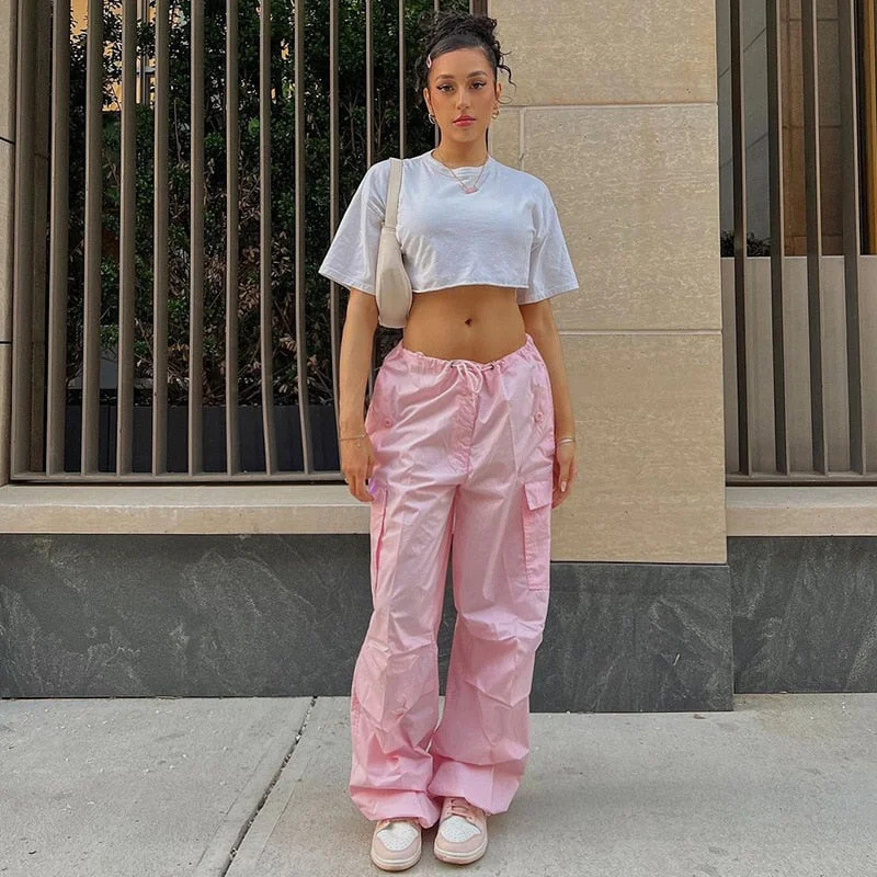 Weekend Sale: Don't Miss Out CityHottie - Y2K Clothing Oversized Plus Size Low Waist Parachute Loose Baggy Sweatpants Trousers Women Jogger Cargo Pants Streetwear Outfits Weekend Sale: Don't Miss Out CityHottie - Y2K Clothing Oversized Plus Size Low Waist Parachute Loose Baggy Sweatpants Trousers Women Jogger Cargo Pants Streetwear Outfits