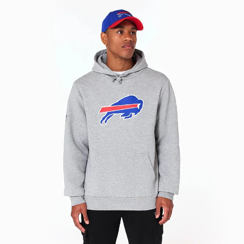 Midnight Madness Buffalo Bills NFL Grey Pullover Hoodie