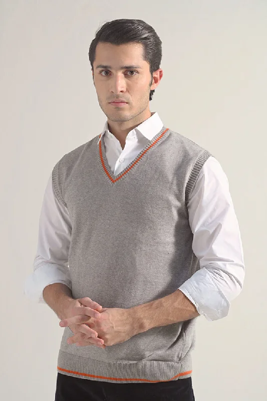 Sneak Peek Sale Sweater Vest - Grey