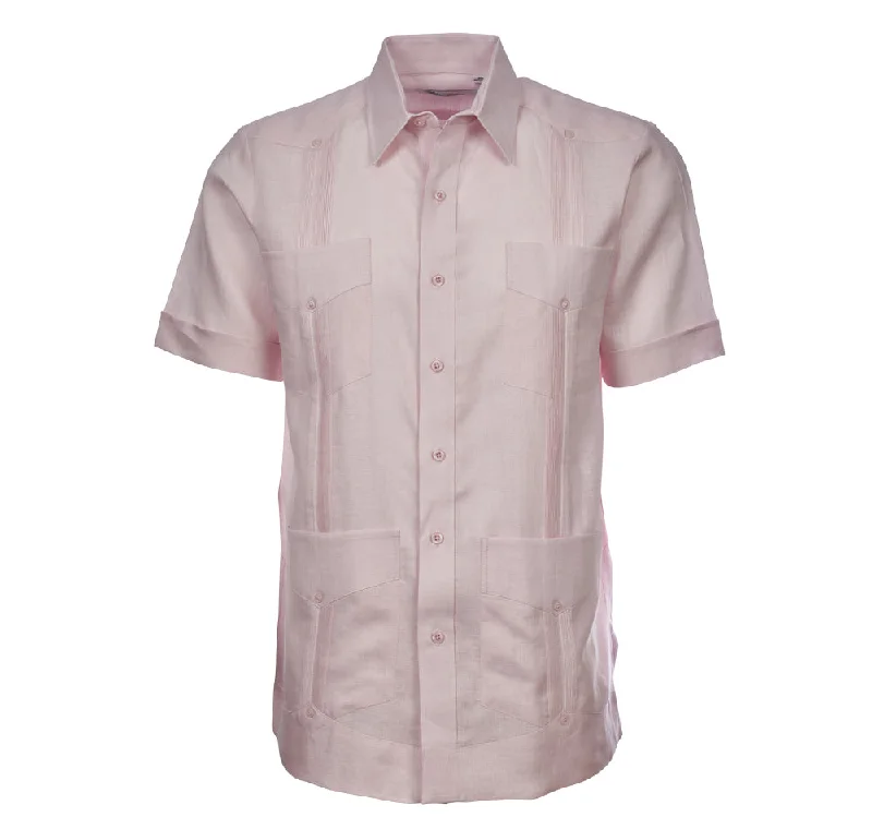 Stock Clearance Escalade Guayabera - Men's Short Sleeve | 100% Irish Linen