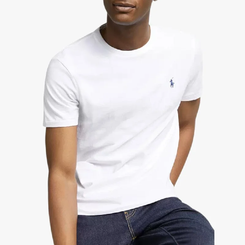 Massive Deals Polo Mens Crew Neck Short Sleeve Tee White