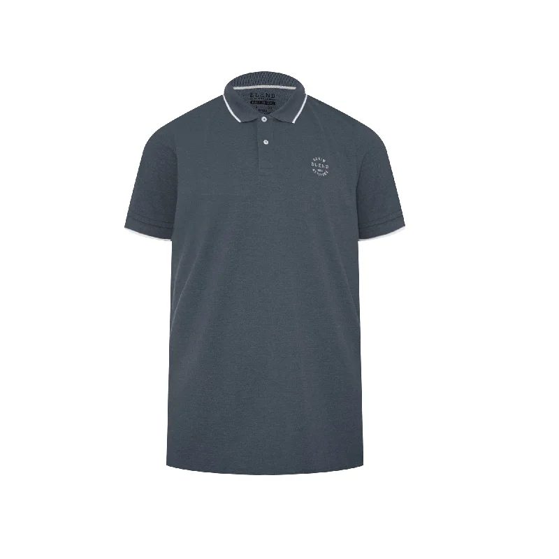 Value Pack BLEND - Men 'Dark Gray' Edgeware Contrast Tipped Polo BL272