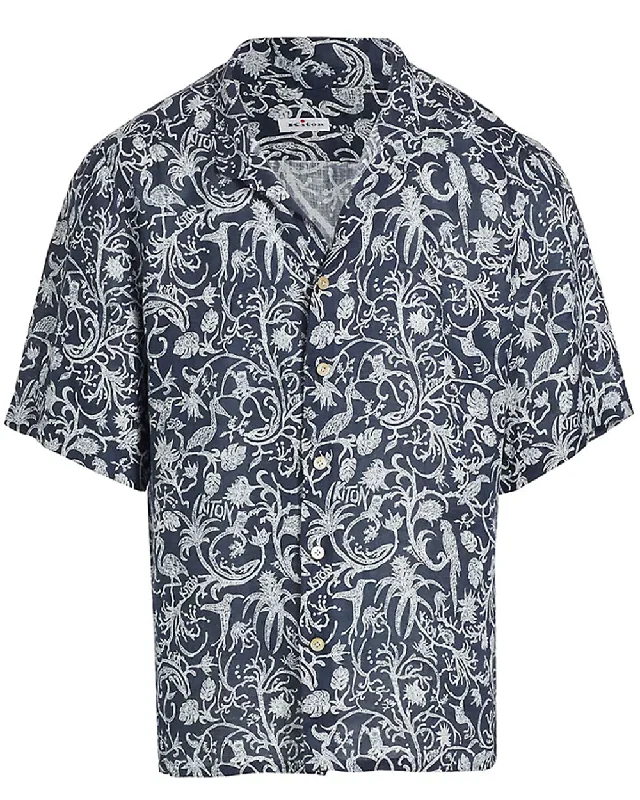 Weekend Extravaganza: Shop Now Tropical Navy Sportshirt