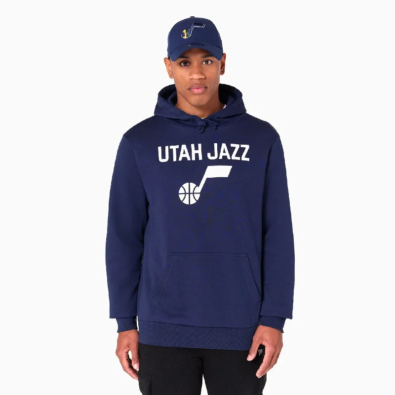 Make Your Weekend Count with Savings Utah Jazz NBA Navy Pullover Hoodie