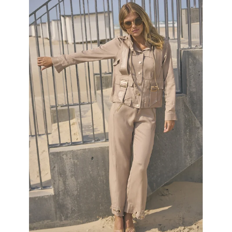 Overstock Clearance Tania Gold Detail Trousers
