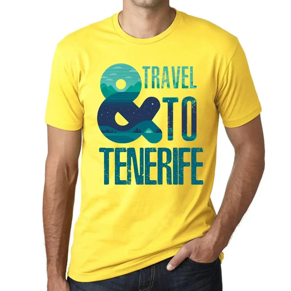 Holiday Sale Men's Graphic T-Shirt And Travel To Tenerife Eco-Friendly Limited Edition Short Sleeve Tee-Shirt Vintage Birthday Gift Novelty