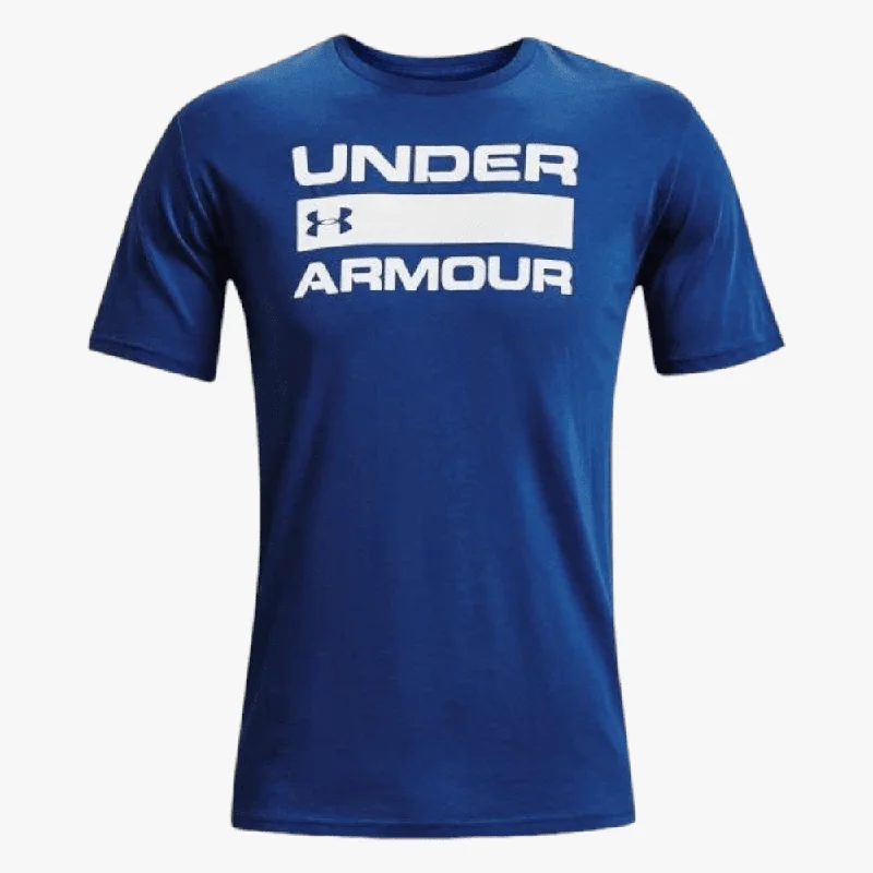 Unmissable Offer Under Armour Mens Team Issue Wordmark Short Sleeve Tee 432 Blue