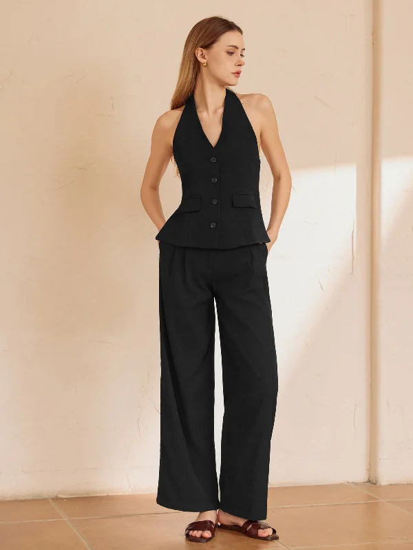 Early Access Minimalism Tailored Graceful Straight Leg Pants