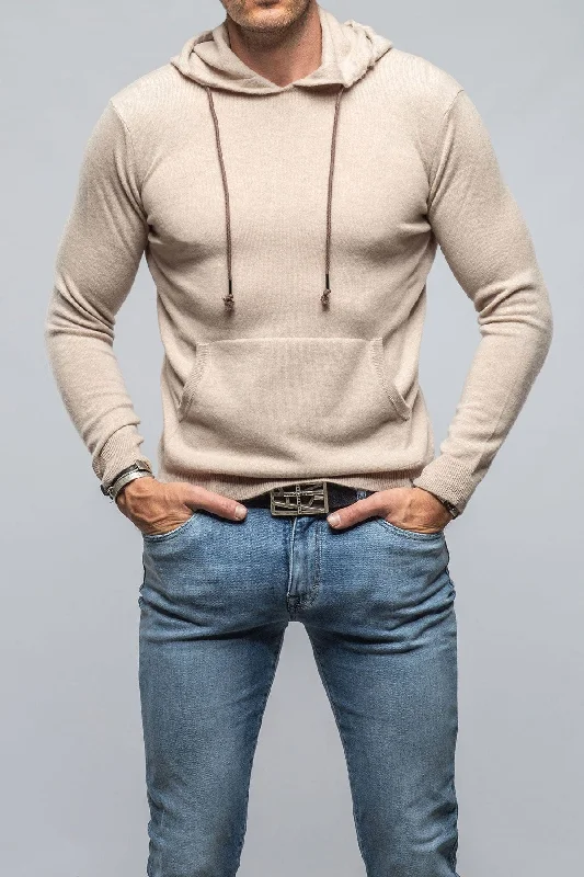 Discount Days Florio II Cashmere Hoodie In Beige