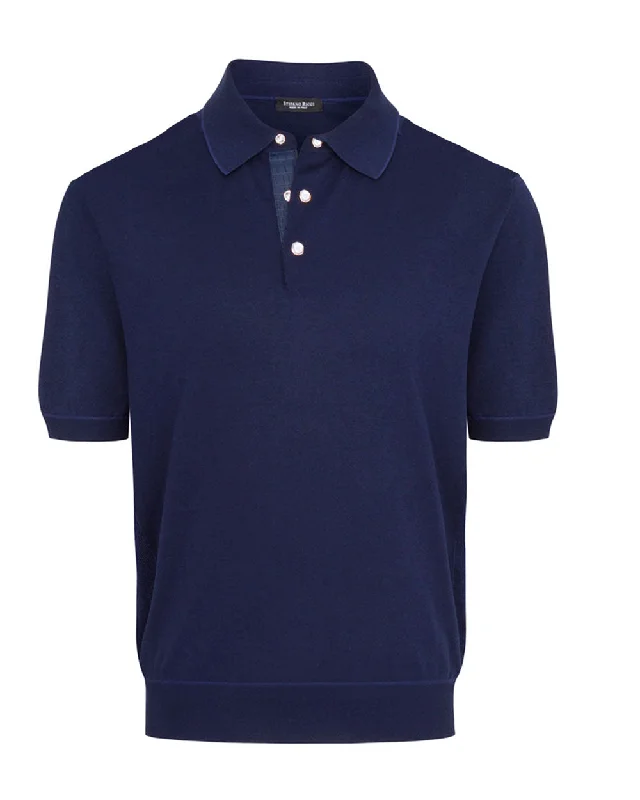 Weekend Deals You Can't Resist Navy Knit Polo