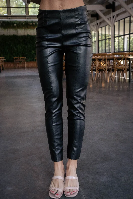 Weekend Specials to Grab Amaris Faux Leather Leggings, Black