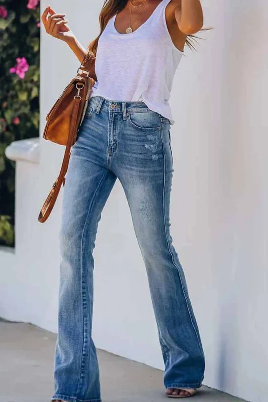 Limited Supply CityHottie -  Women Jeans Mid Rise Fitted Denim Pants