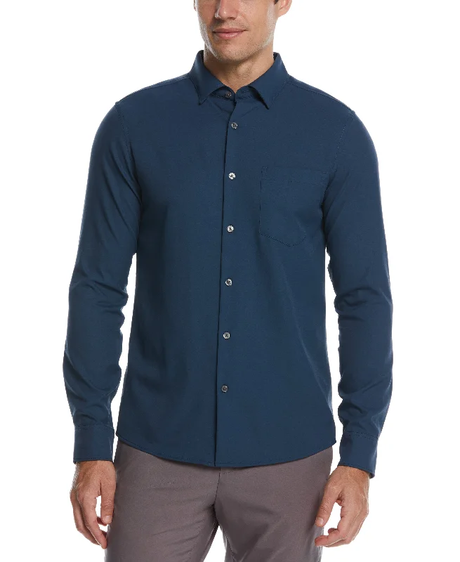 Markdown Sale Untucked Total Stretch Slim Fit Solid Shirt