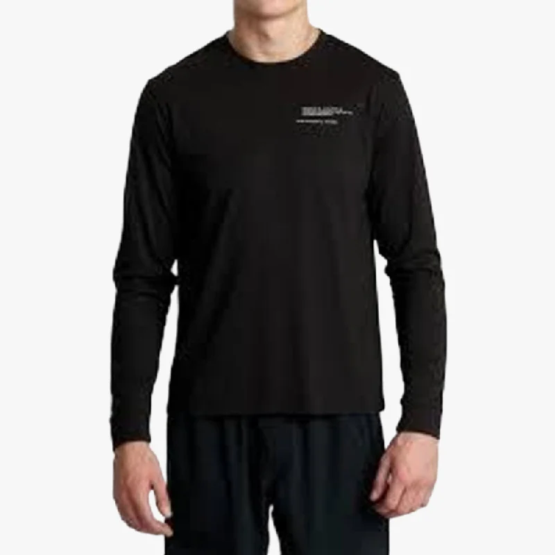 Price Fest Rvca Mens Reflective Base Long Sleeve Tee Black