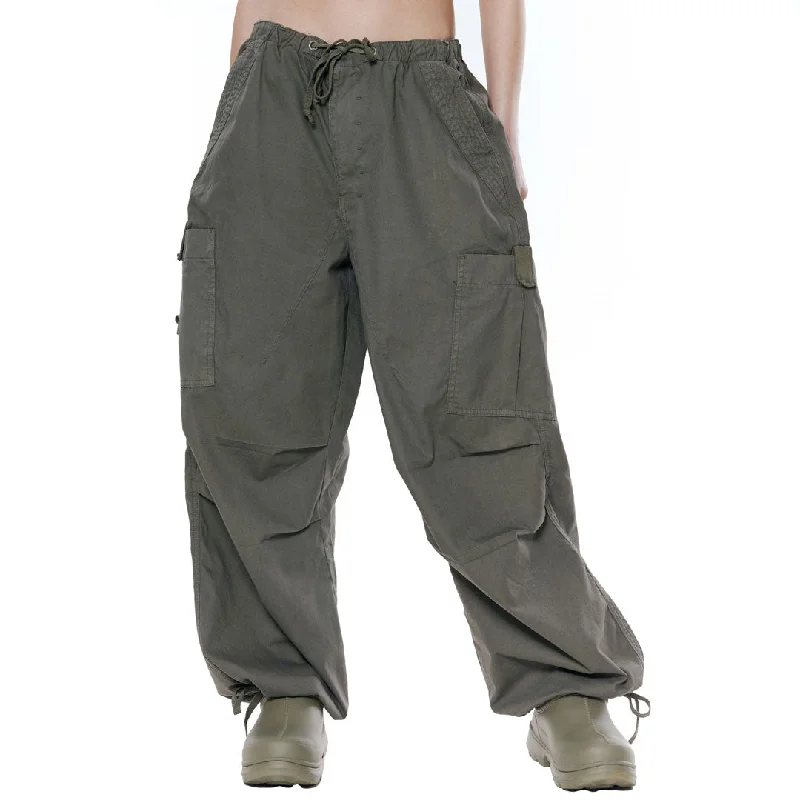 Weekend-Only Price Drops Street Style Multi Pocket Wide Leg Baggy Cargo Pants - Army Green Weekend-Only Price Drops Street Style Multi Pocket Wide Leg Baggy Cargo Pants - Army Green