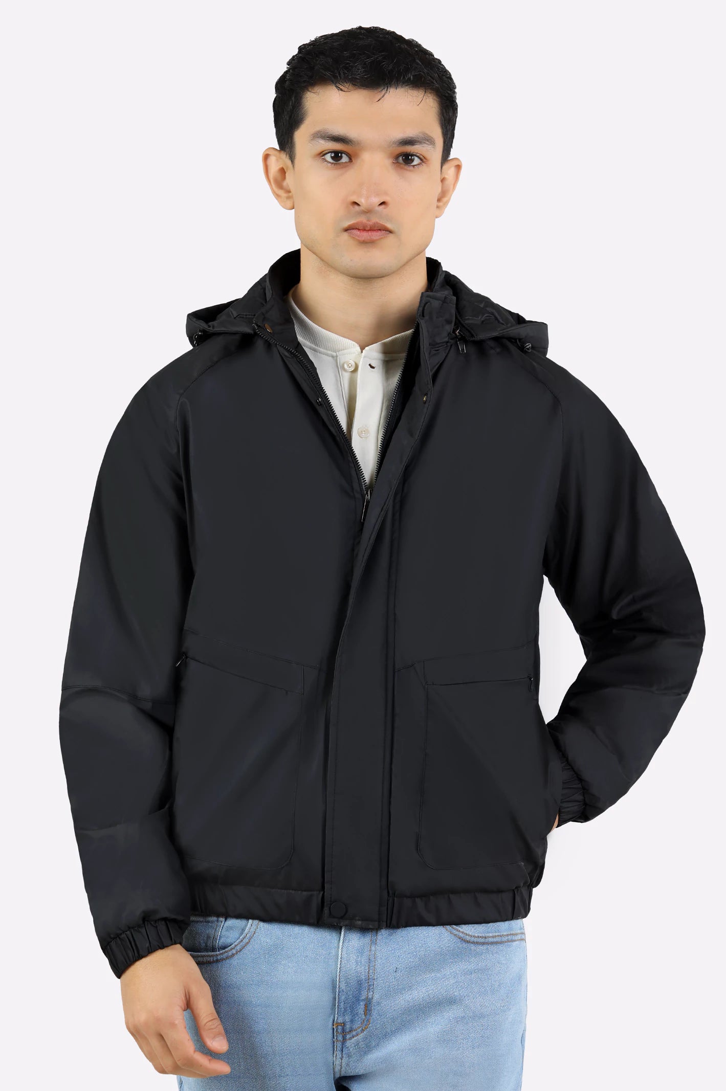 Weekend Deals That Amaze Men’s Black Detachable Hoodie
