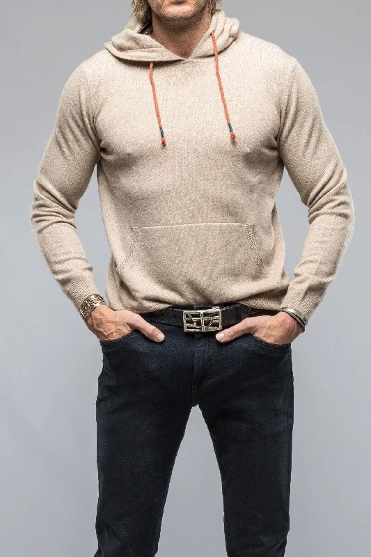 Can't Resist Florio Hooded Cashmere Sweater in Sand